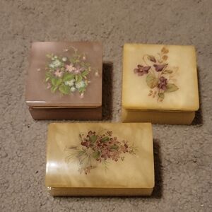 Vintage Alabaster Boxes